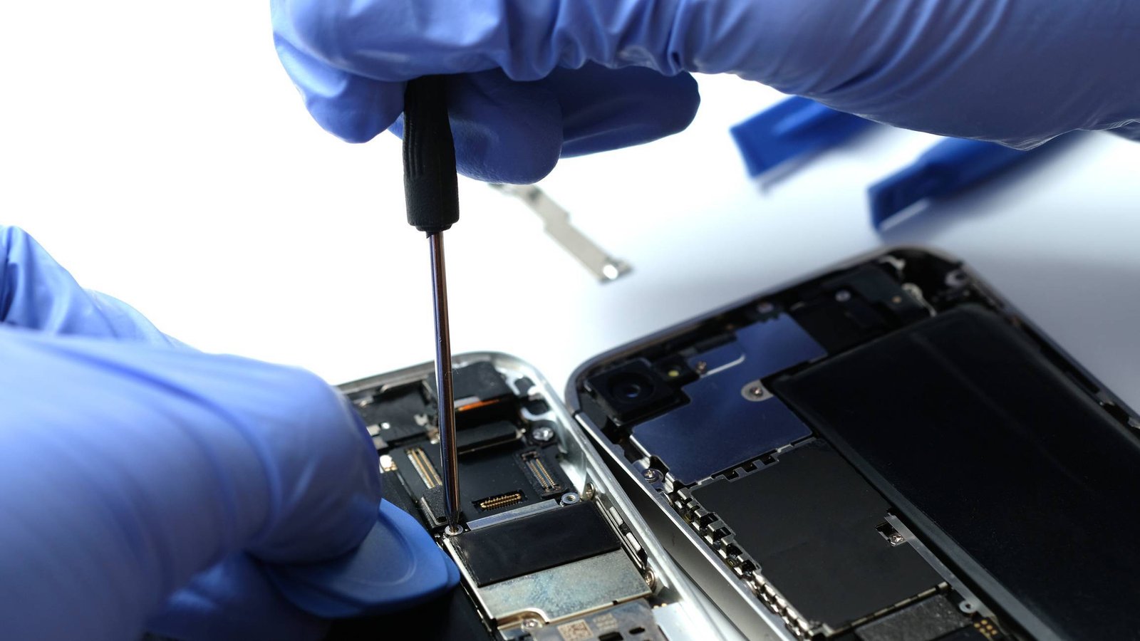 Smartphones reconditionnés exposés